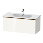 Duravit Meuble sous lavabo D-Neo 101x46,2 cm, blanc brillant, 1 tiroir, suspendu