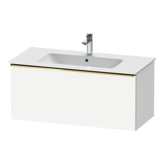 Duravit Meuble sous-lavabo D-Neo 101x46,2 cm, blanc brillant, 1 tiroir, suspendu