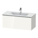 Duravit Meuble sous lavabo D-Neo 101x46,2 cm, blanc brillant, 1 tiroir, suspendu-1