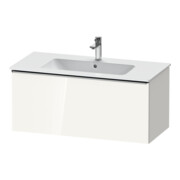 Duravit Meuble sous lavabo D-Neo 101x46,2 cm, blanc brillant, 1 tiroir, suspendu