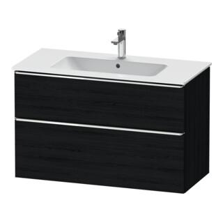 Duravit Meuble sous-lavabo D-Neo 101x46,2 cm, ch/blanc œuf, 1 tiroir, 1 coulissant