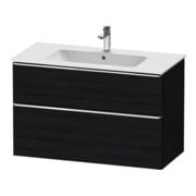 Duravit Meuble sous-lavabo D-Neo 101x46,2 cm, ch/blanc œuf, 1 tiroir, 1 coulissant