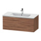 Duravit Meuble sous-lavabo D-Neo 101x46,2 cm, ch/nb Nat, 1 tiroir, suspendu-1