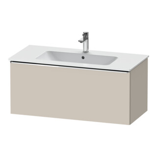 Duravit Meuble sous-lavabo D-Neo 101x46,2 cm, chr/taupe, 1 tiroir, suspendu