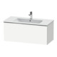 Duravit Meuble sous lavabo D-Neo 101x46,2 cm, chrome/blanc mat, 1 tiroir, suspendu-1