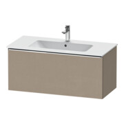 Duravit Meuble sous-lavabo D-Neo 101x46,2 cm, chrome/lin, 1 tiroir, suspendu