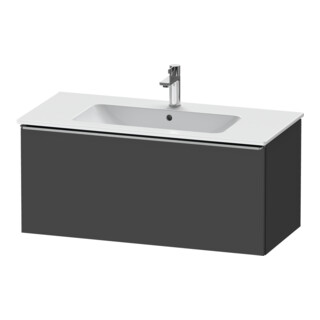 Duravit Meuble sous-lavabo D-Neo 101x46,2 cm, ES blanc/gris, 1 tiroir, suspendu