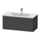 Duravit Meuble sous-lavabo D-Neo 101x46,2 cm, ES blanc/gris, 1 tiroir, suspendu-1