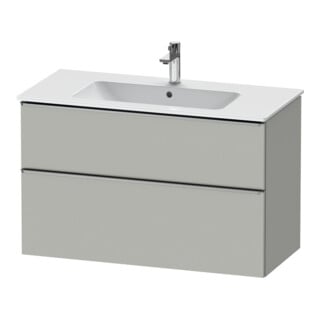 Duravit Meuble sous-lavabo D-Neo 101x46,2 cm, ES chêne/gris, 1 porte, 1 tiroir