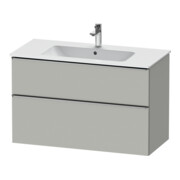 Duravit Meuble sous-lavabo D-Neo 101x46,2 cm, ES chêne/gris, 1 porte, 1 tiroir-1