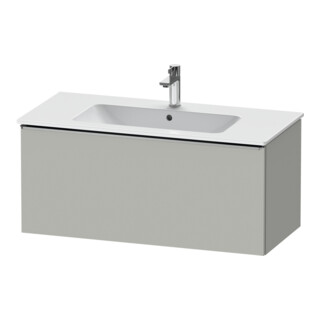 Duravit Meuble sous lavabo D-Neo 101x46,2 cm, ES gris/bois, 1 tiroir, suspendu