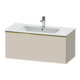 Duravit Meuble sous-lavabo D-Neo 101x46,2 cm, gris poli/Taupe, 1 tiroir, suspendu-1