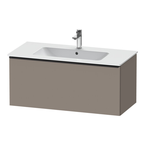 Duravit Meuble sous-lavabo D-Neo 101x46,2 cm, noir/Bas ma, 1 tiroir, suspendu