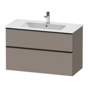 Duravit Meuble sous lavabo D-Neo 101x46,2 cm, noir/Base m, 1 tiroir, 1 coulisse