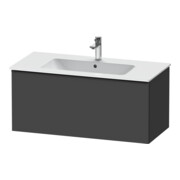 Duravit Meuble sous lavabo D-Neo 101x46,2 cm, noir/Grap ma, 1 tiroir, suspendu