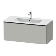 Duravit Meuble sous-lavabo D-Neo 101x46,2 cm, noir/gris mat, 1 tiroir, suspendu-1