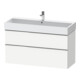 Duravit Meuble sous lavabo D-Neo 118,4x44,2 cm, avec miroir, 1 tiroir, 1 coulissant-1