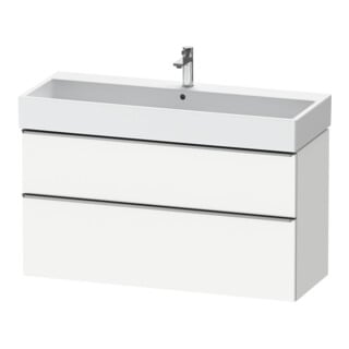 Duravit Meuble sous-lavabo D-Neo 118,4x44,2 cm, blanc brillant, 1 porte, 1 tiroir