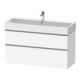 Duravit Meuble sous-lavabo D-Neo 118,4x44,2 cm, blanc brillant, 1 porte, 1 tiroir-1