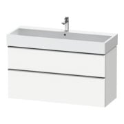 Duravit Meuble sous-lavabo D-Neo 118,4x44,2 cm, blanc brillant, 1 porte, 1 tiroir