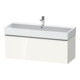 Duravit Meuble sous-lavabo D-Neo 118,4x44,2 cm, blanc brillant, 1 tiroir, suspendu-1