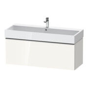 Duravit Meuble sous-lavabo D-Neo 118,4x44,2 cm, blanc brillant, 1 tiroir, suspendu