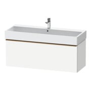Duravit Meuble sous lavabo D-Neo 118,4x44,2 cm, blanc brillant, 1 tiroir, suspendu-1