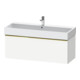 Duravit Meuble sous-lavabo D-Neo 118,4x44,2 cm, blanc brillant, 1 tiroir, suspendu-1