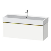 Duravit Meuble sous-lavabo D-Neo 118,4x44,2 cm, blanc brillant, 1 tiroir, suspendu