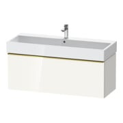 Duravit Meuble sous-lavabo D-Neo 118,4x44,2 cm, blanc brillant, 1 tiroir, suspendu