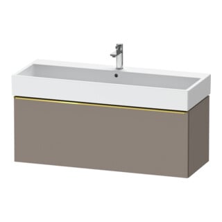 Duravit Meuble sous lavabo D-Neo 118,4x44,2 cm, blanc brillant/Mat, 1 tiroir, suspendu