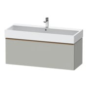 Duravit Meuble sous lavabo D-Neo 118,4x44,2 cm, brun/gris, 1 tiroir, suspendu
