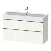 Duravit Meuble sous lavabo D-Neo 118,4x44,2 cm, c/w g, 1 tiroir, 1 coulissant