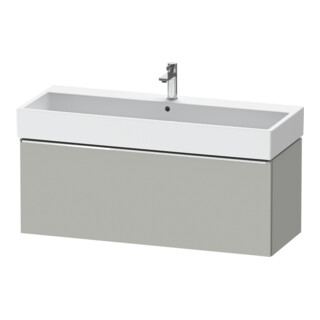 Duravit Meuble sous-lavabo D-Neo 118,4x44,2 cm, chr/Bet ma, 1 tiroir, suspendu