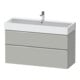 Duravit Meuble sous-lavabo D-Neo 118,4x44,2 cm, chr/béton, 1 porte, 1 tiroir-1