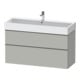 Duravit Meuble sous-lavabo D-Neo 118,4x44,2 cm, ES chêne/gris, 1 tiroir, 1 porte-1