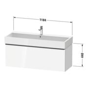 Duravit Meuble sous-lavabo D-Neo 118,4x44,2 cm, ES geb/Nu N, 1 A, suspendu-4