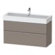 Duravit Meuble sous-lavabo D-Neo 118,4x44,2 cm, ES peint/Bas m, 1 porte, 1 tiroir-1