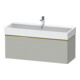 Duravit Meuble sous lavabo D-Neo 118,4x44,2 cm, gris poli/gris mat, 1 tiroir, suspendu-1