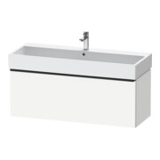 Duravit Meuble sous-lavabo D-Neo 118,4x44,2 cm, noir/blanc mat, 1 tiroir, suspendu