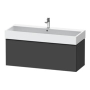 Duravit Meuble sous lavabo D-Neo 118,4x44,2 cm, noir/Grap ma, 1 tiroir, suspendu-1