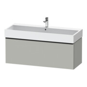 Duravit Meuble sous lavabo D-Neo 118,4x44,2 cm, noir/gris mat, 1 tiroir, suspendu-1
