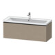 Duravit Meuble sous-lavabo D-Neo 118,4x45,2x44 cm, 1 A, wd, noir/lin-1