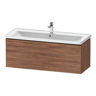 Duravit Meuble sous lavabo D-Neo 118,4x45,2x44 cm, 1 porte, wd, b geb/Nu Nat