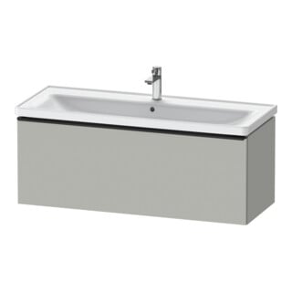 Duravit Meuble sous lavabo D-Neo 118,4x45,2x44 cm, 1 porte, wd, noir/gris ma