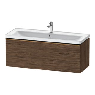 Duravit Meuble sous-lavabo D-Neo 118,4x45,2x44 cm, 1 tiroir, chêne foncé