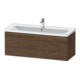 Duravit Meuble sous-lavabo D-Neo 118,4x45,2x44 cm, 1 tiroir, chêne foncé-1