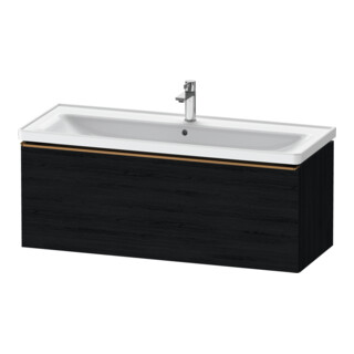 Duravit Meuble sous lavabo D-Neo 118,4x45,2x44 cm, 1 tiroir, chêne noir