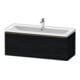 Duravit Meuble sous lavabo D-Neo 118,4x45,2x44 cm, 1 tiroir, chêne noir-1