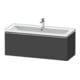 Duravit Meuble sous lavabo D-Neo 118,4x45,2x44 cm, 1 tiroir, suspendu, chr/Grap ma-1